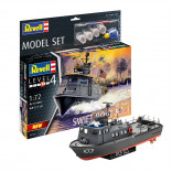 KIT PARA MONTAR REVELL MODEL SET US NAVY SWIFT BOAT MK.1 1/72 COMPLETO COM TINTAS COLA E PINCEL REV 65176